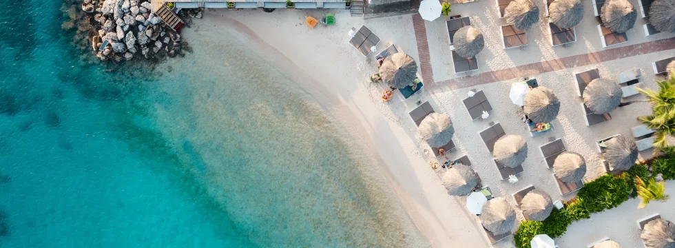 Drone Cabana Beach Curacao