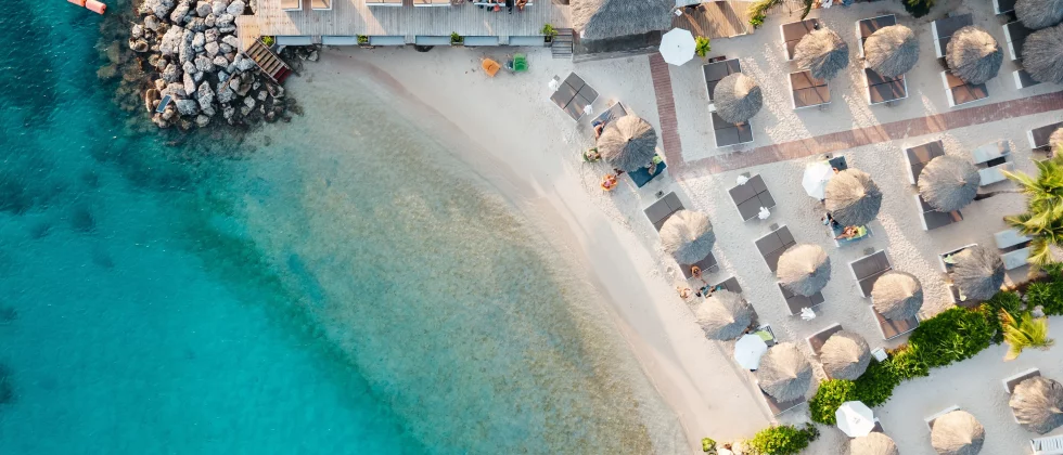 Drone Cabana Beach Curacao
