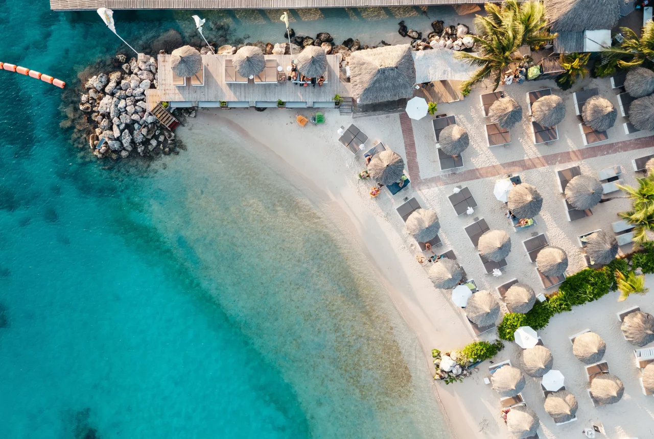Drone Cabana Beach Curacao