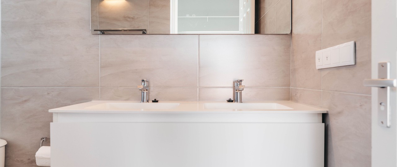 Well-maintained bathroom of the bungalow